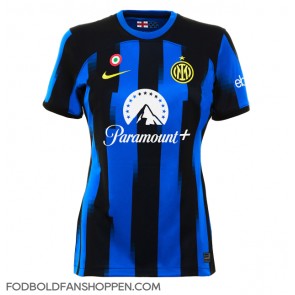 Inter Milan Alessandro Bastoni #95 Hjemmebanetrøje Dame 2023-24 Kortærmet